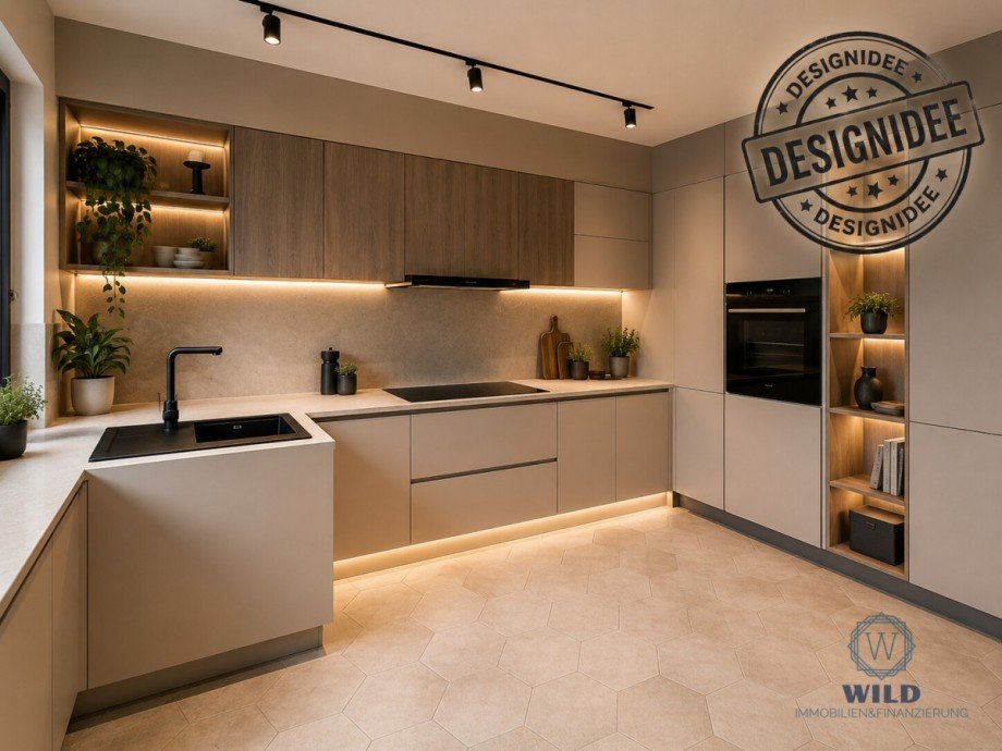 Designidee-K�che Einfamilienhaus Heusweiler