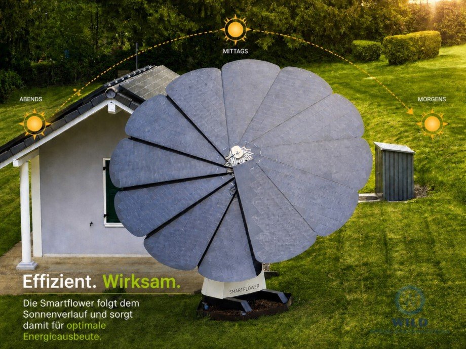 Smartflower Zweifamilienhaus Illingen