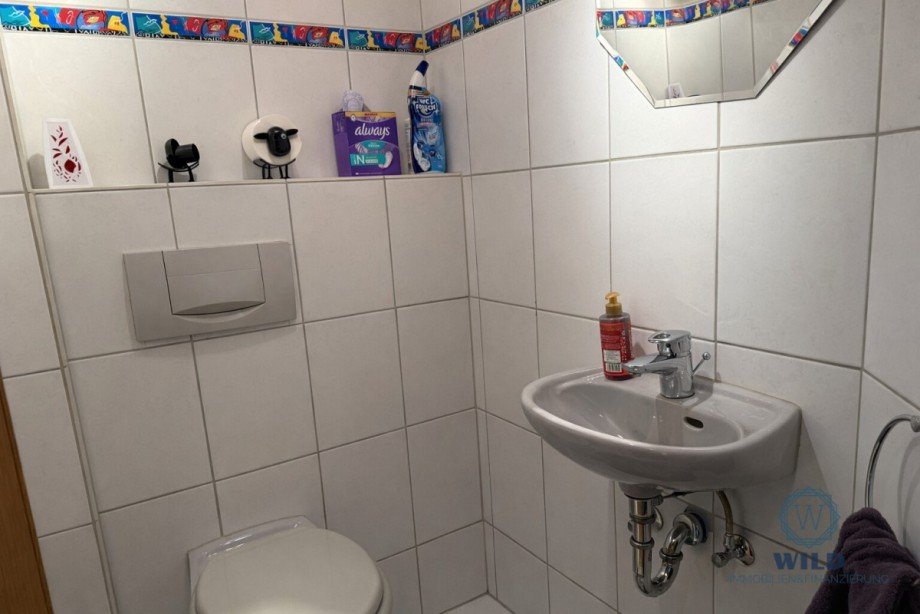 G�ste-WC Terrassenwohnung Riegelsberg