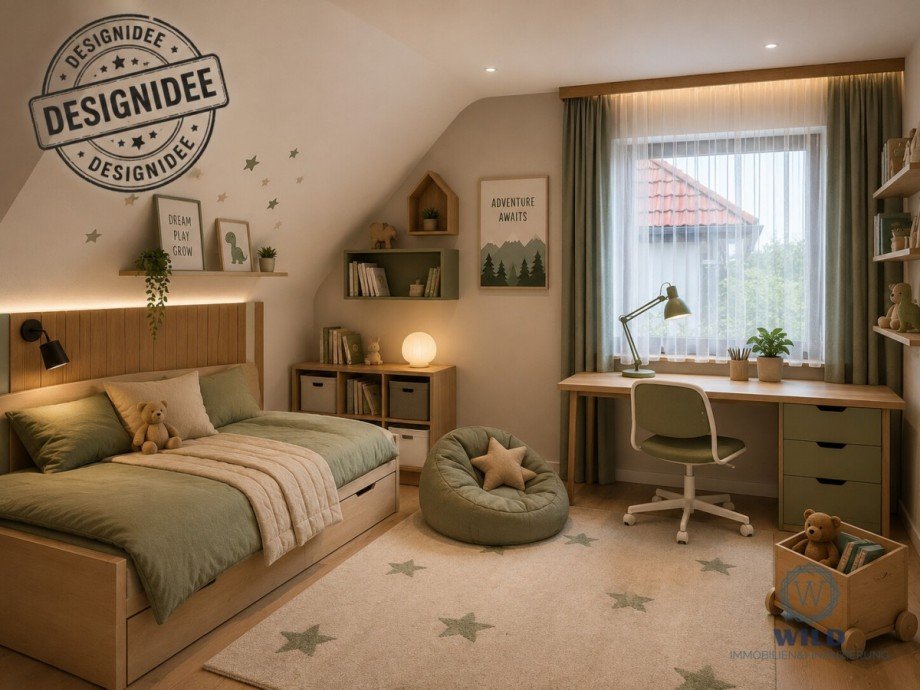 Designidee- Kinderzimmer Einfamilienhaus Heusweiler