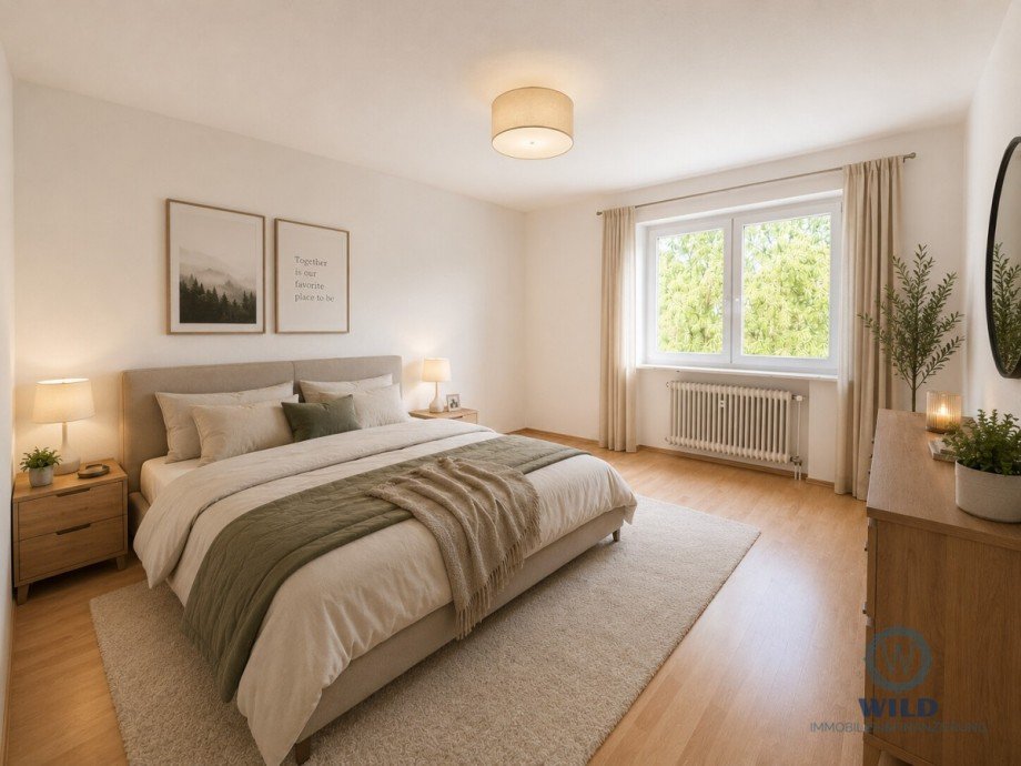 Schlafzimmer KI-Info Etagenwohnung Ottweiler