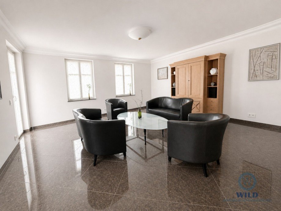 Wohnzimmer - Maisonette Zweifamilienhaus Illingen