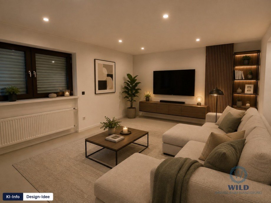 Einliegerwohnung - KI - Wohnzimmer Bungalow P�ttlingen