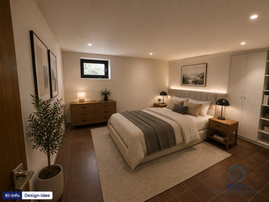 Einliegerwohnung - KI - Schlafzimmer 2 Bungalow P�ttlingen
