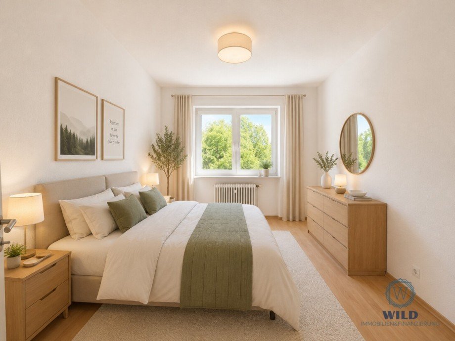 Schlafzimmer KI-Info Etagenwohnung Ottweiler