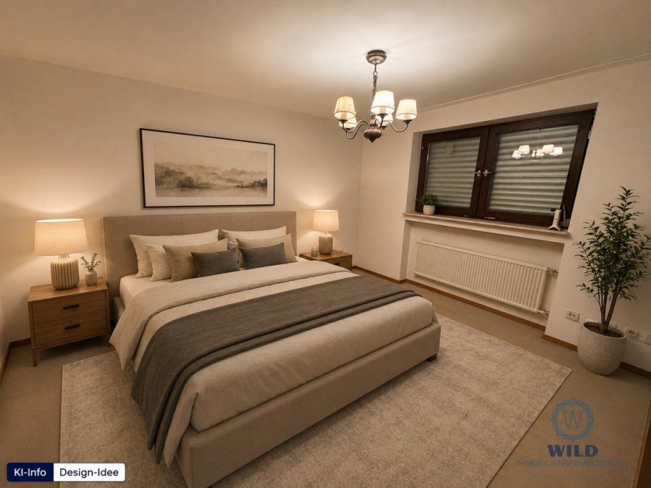 Einliegerwohnung - KI - Schlafzimmer Bungalow P�ttlingen