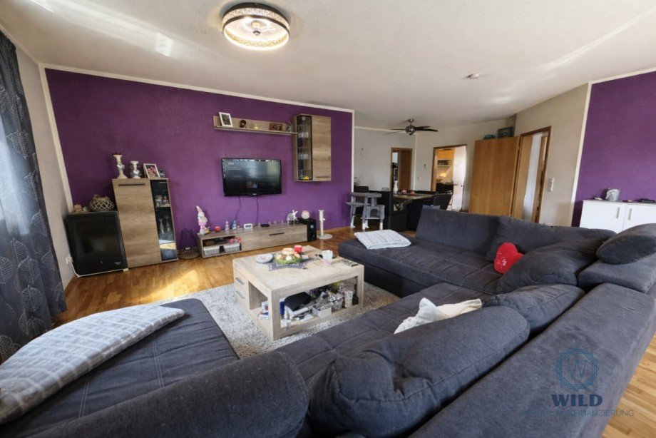 Wohnzimmer Terrassenwohnung Riegelsberg