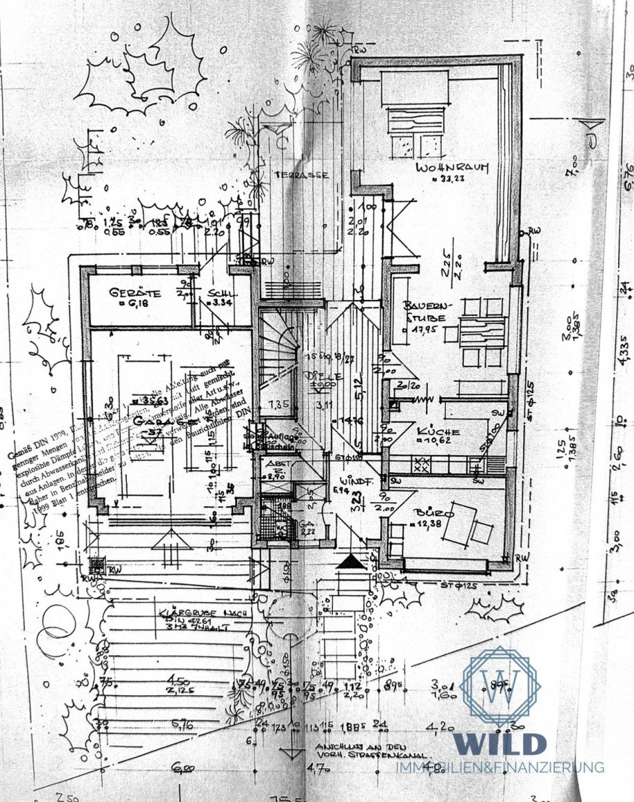 Grundriss-EG Einfamilienhaus Heusweiler
